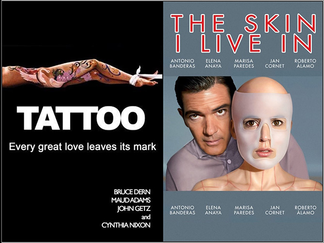 Tattoo + The Skin I Live In quad poster